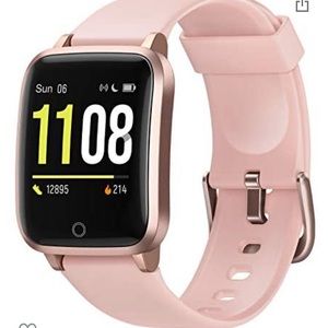 Letsfit Smart Watch/Rose Gold and Pink.